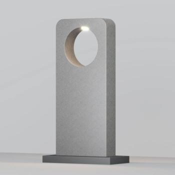 BETONE LED ösvény világítás, magasság 74 cm, szürke, cement, IP65 kép