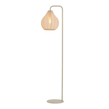 Bézs állólámpa textil búrával (magasság 156,5 cm) Elati – Light & Living kép