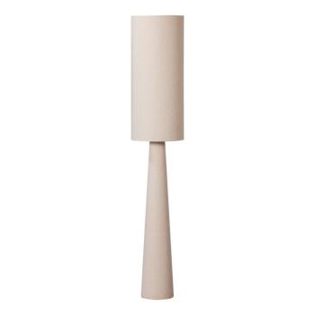 Bézs állólámpa textil búrával (magasság 187 cm) Loft – WOOOD kép