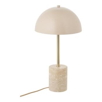 Bézs asztali lámpa fém búrával (magasság 45 cm) Sheffield – House Nordic kép