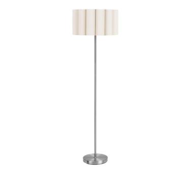 Bézs-ezüstszínű len állólámpa (magasság 150 cm) Wattom – House Nordic kép