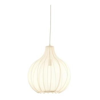 Bézs függőlámpa textil búrával ø 50 cm Elati – Light & Living kép