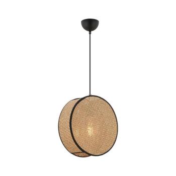 BIG DRUM kábeles függőlámpa 1xE27/60W/230V barna/fekete 390FLH2520 kép