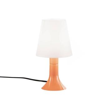 BINGO Lumetto asztali lámpa, narancssárga/fehér, 24,5 cm, műanyag kép