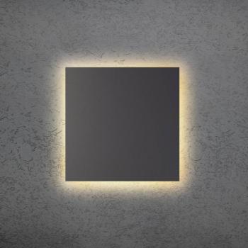 BLADE Q LED fali világítás, antracit, 34 x 34 cm, fém, dimmelhető kép