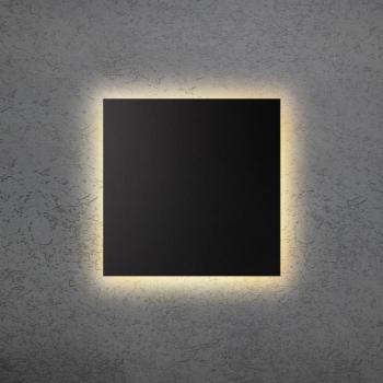 BLADE Q LED fali világítás, fekete, 34 x 34 cm, fém, dimmelhető kép