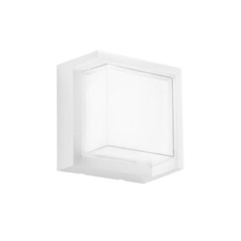 BLOCK LED kültéri falilámpa, fehér, szélesség 16 cm műanyag, CCT kép