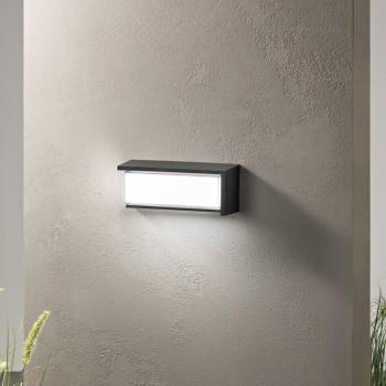 BLOCK LED kültéri falilámpa, fekete, 32 cm műanyag, CCT kép