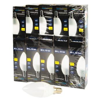 BLOW LED izzó E14 C37 ECO 5W természetes / középfehér, 4000K, 400 lm – 10 db / csomag kép