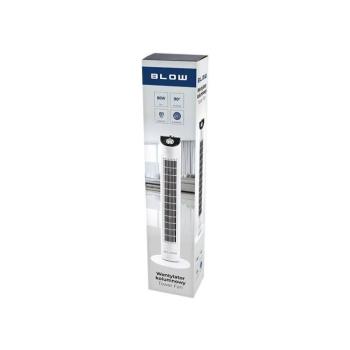 Blow oszlop ventilátor 80W -fehér kép