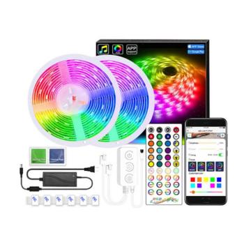 BLUETOOTH LED RGB MUSIC STRIP, SET kép