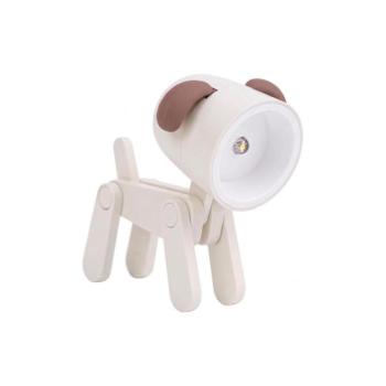 Bohemia-Design LED Asztali lámpa LED/0,06W/3xLR41 fehér kutya DOG-W kép