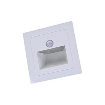 Bohemia-Design LED lépcsővilágító lámpa mozgás- és alkonyatérzékelővel LED/3W/230V 6000K fehér NASBC6 kép