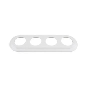 Bohemia-Design - Retro porcelán négyes keret, fehér 12359369 kép