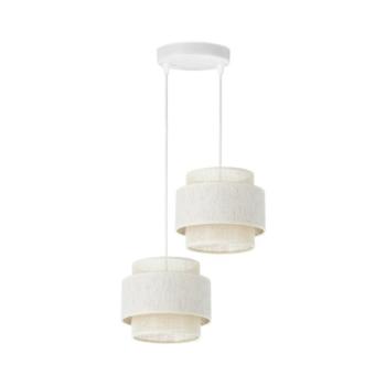 BOHO zsinóros csillár 2xE27/60W/230V krémszín/juta H0170 kép