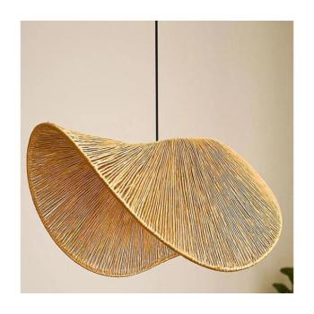 BOHO zsinóros függőlámpa 1xE27/40W/230V raffia 687HMY2426 kép