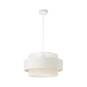 BOHO zsinóros függőlámpa 1xE27/60W/230V, átm. 40 cm, krémszínű/juta H0167 kép