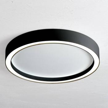 Bopp Aura LED mennyezeti világítás, Ø 30 cm, fehér/fekete kép