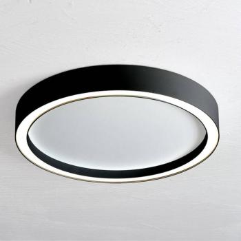 Bopp Aura LED mennyezeti lámpa, Ø 40 cm, fehér/fekete kép