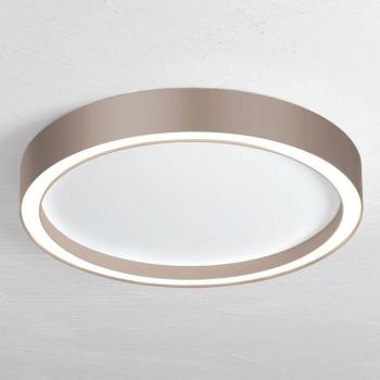 Bopp Aura LED mennyezeti lámpa, Ø 40 cm, fehér/szürkésbarna kép