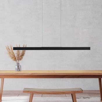 Bopp LED lógó lámpa Nano 2.0, hosszúság 140 cm, fekete, fém kép