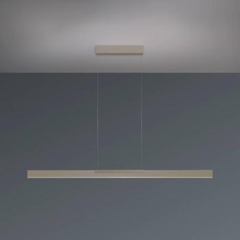 Bopp LED lógó lámpa Nano 2.0, hosszúság 140 cm, taupe, fém kép