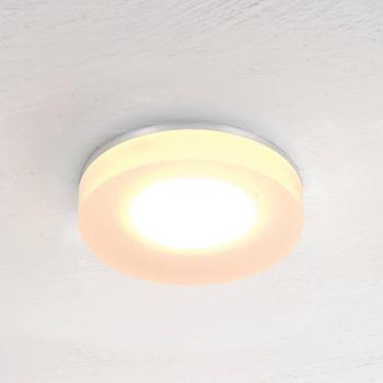 Bopp LED mennyezeti beépíthető lámpa One, alumínium színű, Ø 9 cm kép