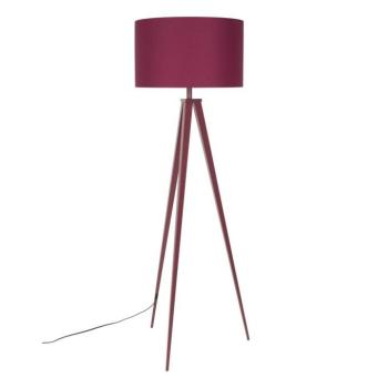 Borvörös állólámpa textil búrával (magasság 157 cm) Tripod – Zuiver kép