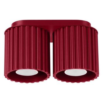Borvörös fém spotlámpa 10x21 cm Zora – Sollux kép