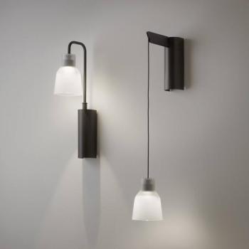 Bover LED fali világítás Drip A/01, matt üveg, 2700 K kép