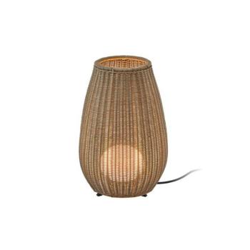 Bover LED asztali lámpa Amphora, barna/bézs Magasság 47 cm kép