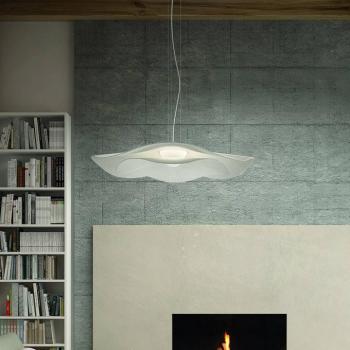 Bover Mediterrània S/105.2 LED lógó lámpa, fehér/krém színű kép