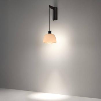 Bover LED fali világítás Drep A/01, opál-nude, üveg, 2700 K kép