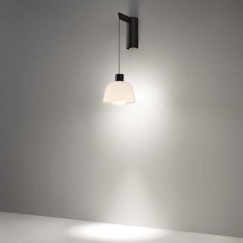Bover LED fali világítás Drep A/01, opálfehér, üveg, 2700 K kép