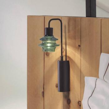 Bover LED fali világítás Drop A/02, zöld, üveg, 2700 K kép