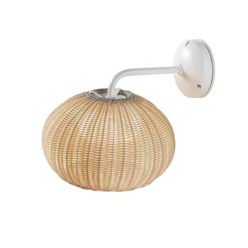 Bover LED kültéri fali lámpa Garota, fehér/elefántcsont színű, 27 cm kép