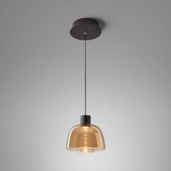 Bover LED lógó világítás Drep S/01, borostyánszínű, üveg, 2700 K kép