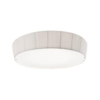 Bover LED mennyezeti lámpa Plafonet, Ø 95 cm, fehér, alumínium/szövet kép