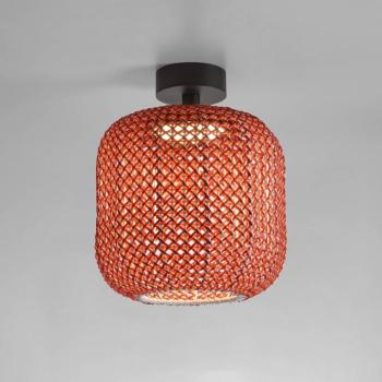 Bover Nans PF/31 LED kültéri mennyezeti lámpa, piros színben kép