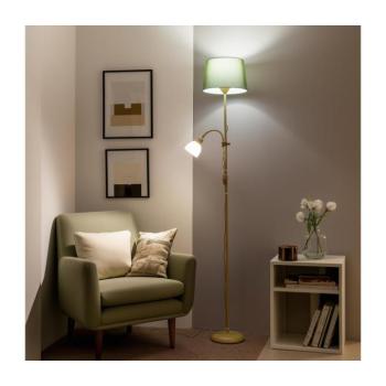 BRILAGI - Állólámpa CERIA 1xE27/100W/230V + 1xE14/25W arany/zöld 1xBG2827+1xEG781039 kép