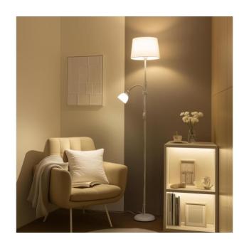 BRILAGI - állólámpa CERIA 1xE27/100W/230V + 1xE14/25W fehér 1xBG2824+1xEG781035 kép
