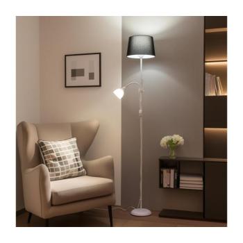 BRILAGI - Állólámpa CERIA 1xE27/100W/230V + 1xE14/25W fehér/fekete 1xBG2824+1xEG781038 kép
