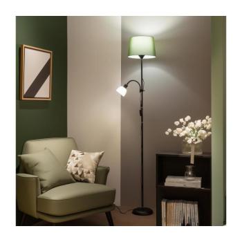 BRILAGI - Állólámpa CERIA 1xE27/100W/230V + 1xE14/25W fekete/zöld 1xBG2825+1xEG781039 kép