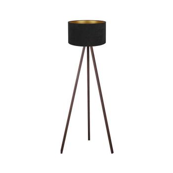 BRILAGI - Állólámpa VELVET 1xE27/60W/230V barna/fekete AS0464+DU82610 kép
