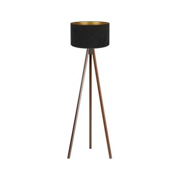BRILAGI - Állólámpa VELVET 1xE27/60W/230V wenge/fekete AS0462+DU82610 kép