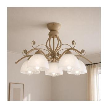 BRILAGI - ANTICO MODERN felületre szerelhető csillár 5xE27/60W/230V bézs 8590828037941 kép
