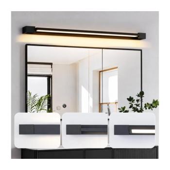 BRILAGI - AQUA LINE LED fürdőszobai tükörvilágítás 28W/230V 100 cm IP44 fekete BRI929 kép