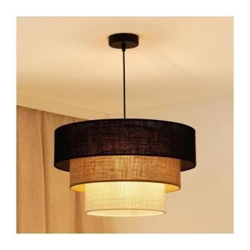 BRILAGI - ASPEN LUNETA lógófény 1xE27/15W/230V, 45 cm, fekete/beige/krém 607742 kép