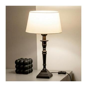 BRILAGI - Asztali lámpa CERIA 1xE27/60W/230V átm. 25 cm fekete/fehér 1xEG49185+EG781032 kép
