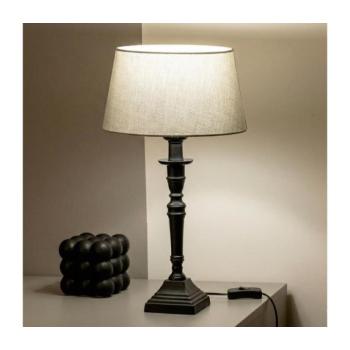 BRILAGI - Asztali lámpa CERIA 1xE27/60W/230V átm. 25 cm fekete/szürke 1xEG49185+EG781033 kép